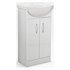 Argos Home Vanity Unit & Basin - White Gloss