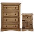 Argos Home Puerto Rico Bedside & 4 Drawer Set - Dark Pine
