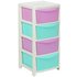 Argos Home Pink 4 Drawer Storage Tower