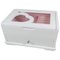 White Heart Wooden Jewellery Box