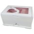 White Heart Wooden Jewellery Box