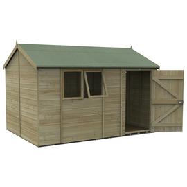 Forest Timberdale 2 Windows Reverse Apex Shed - 12 x 8ft