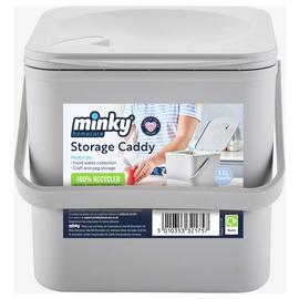 Minky Storage Caddy - Light Grey