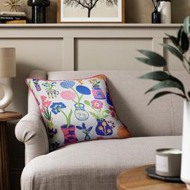 Habitat Botanical Cushion - 43x43cm