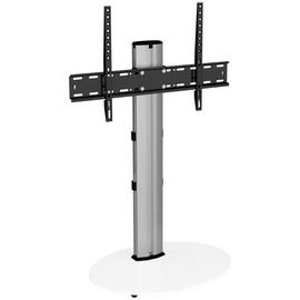 AVF Up to 55 Inch TV Stand - Silver And White