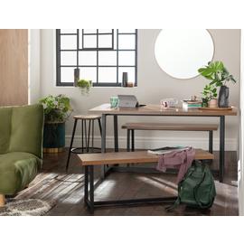Habitat Nomad Pair of Dining Benches - Natural