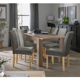 Argos Home Miami Extending Oak Dining Table & Chairs