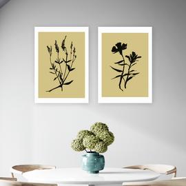 East End Prints Inky Botanical Art Print