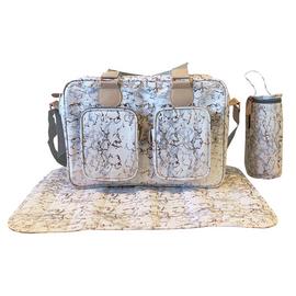 My Babiie Dani Dyer Grey Marble Change Bag