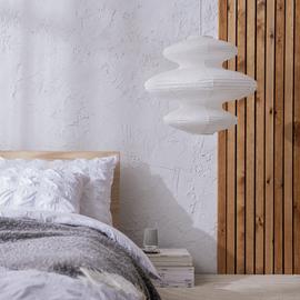 Habitat Sala White Paper 3 Tier Lampshade - 53.5cm