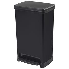 Moda 50 Litre Wide Pedal Bin - Black