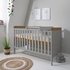 Tutti Bambini Rio Cotbed - Dove Grey and Oak