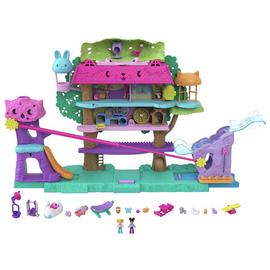 Polly Pocket Pet Adventure Treehouse Playset and Accessories