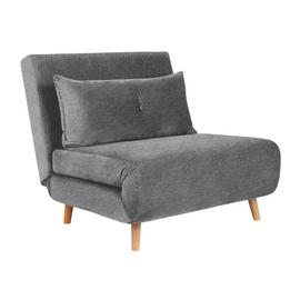 Habitat Roma Single Fabric Chairbed - Grey