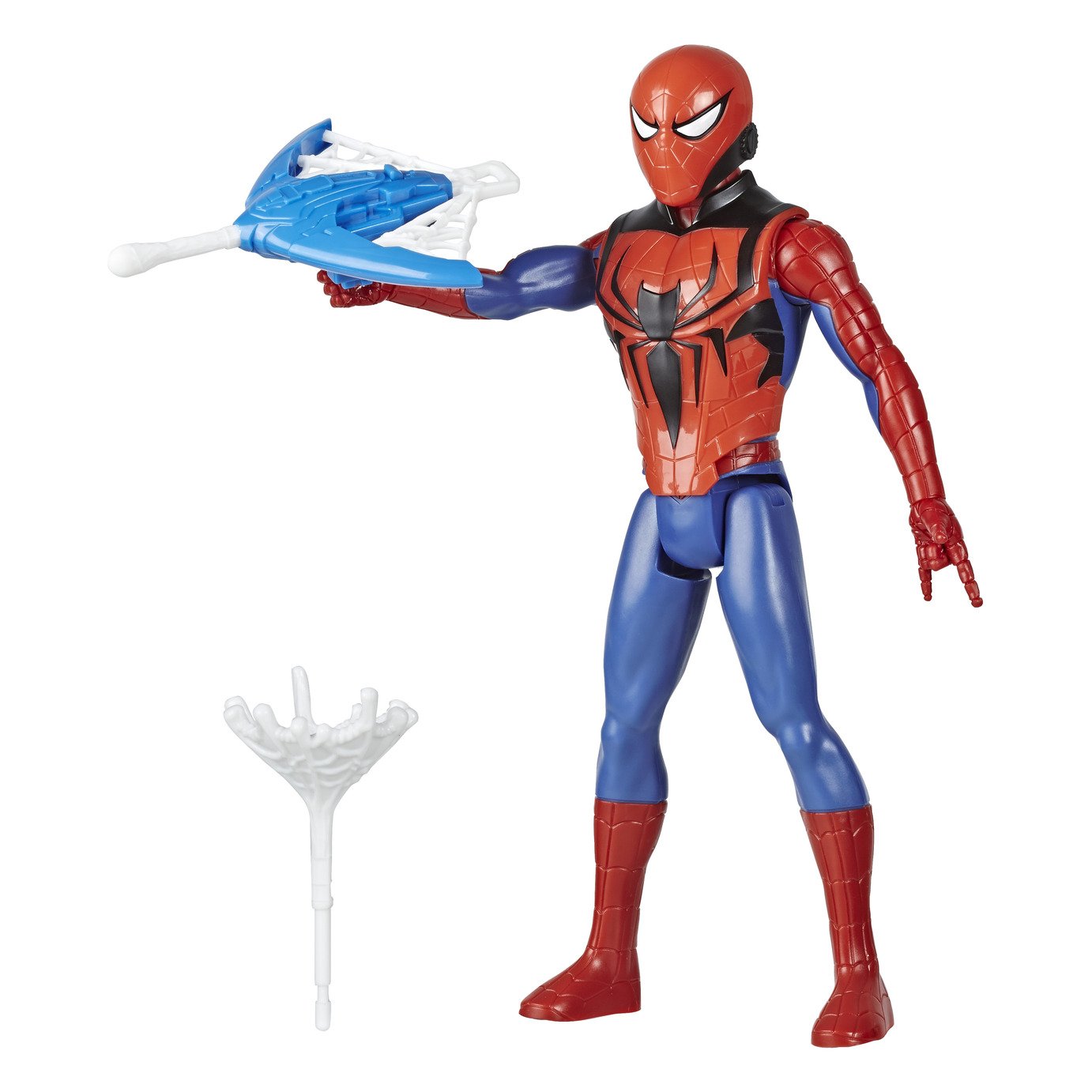 blue spiderman action figure