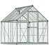 Silver Aluminium Twin-walled Greenhouse - 6 x 8ft