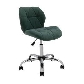 Argos Home Boutique Velvet Office Chair - Green