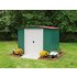 Arrow Tall Metal Green Garden Shed - 8 x 6ft