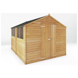Mercia Wooden Overlap Garden Shed 10 x 8ft