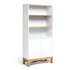 Argos Home Zander Textured Bookcase - White & Oak Effect