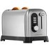 Cookworks 2 Slice Toaster - Brushed Stainless Steel