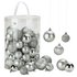 HOME 50 Piece Bauble Pack - Silver