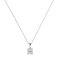 Revere 9ct White Gold Diamond Pendant 18 Inch Necklace