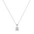 Revere 9ct White Gold Diamond Pendant 18 Inch Necklace