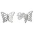 Revere Sterling Silver Filigree Butterfly Stud Earrings