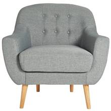 Buy Collection Martha Fabric Wingback Chair - Duck Egg at Argos.co.uk