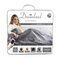 Relaxwell by Dreamland Luxury Velvety Heated Throw - Grey