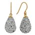 Revere 9ct Gold Crystal Drop Earrings