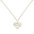 Moon & Back Silver Heart Mum Pendant 18 Inch Necklace