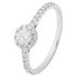 Revere 9ct White Gold 0.50ct tw Diamond Cluster Ring