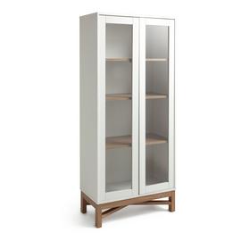 Habitat Zander Display Unit - White & Oak Effect