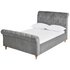 Heart of House Cranford Scroll Double Bed Frame - Silver