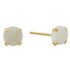 Revere 9ct Yellow Gold 5mm Opal October Stud Earrings