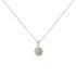 Revere Silver Look Cluster Pendant 18 Inch Necklace