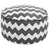 Argos Home Zig Zag Fabric Footstool - Charcoal