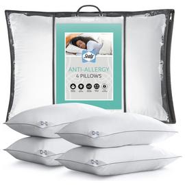 Sealy Anti-Allergy Medium Firm Pillow - 4 Pack