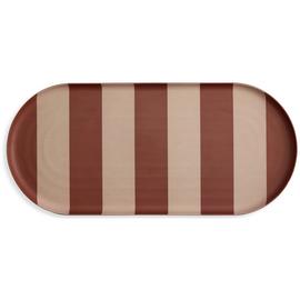 Habitat Luxe Striped Serving Tray