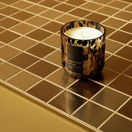 Habitat 60 Gold Edit Confetti Glass Candle - Amber