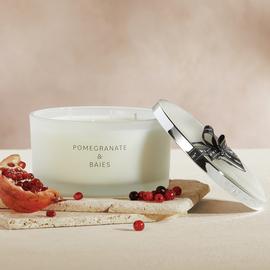 Habitat XL Candle with Lid - Pomegranate & Baies
