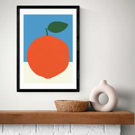 East End Prints Orange Art Print
