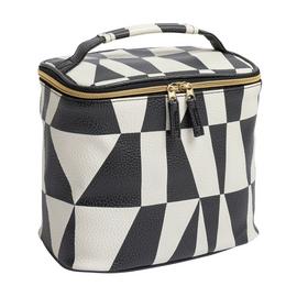 Home Modern Geo Faux Leather Lunch Bag