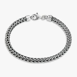 Revere Sterling Silver Oxidized Foxtail Bracelet
