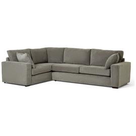 Habitat Elmdon Fabric Left Hand Corner Sofa - Grey