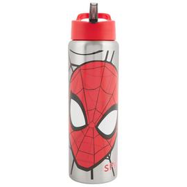 Spider-Man Stainless Steel Silver Sipper Water Bottle -750ml
