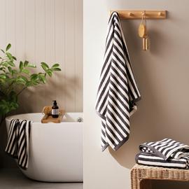 Habitat Stripe 4 Piece Towel Bale