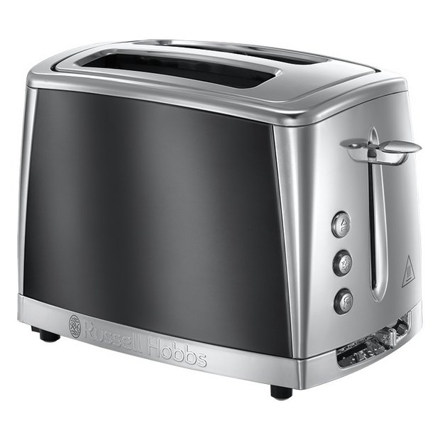 Buy Russell Hobbs Luna 2 Slice Grey Toaster 23221 Toasters Argos